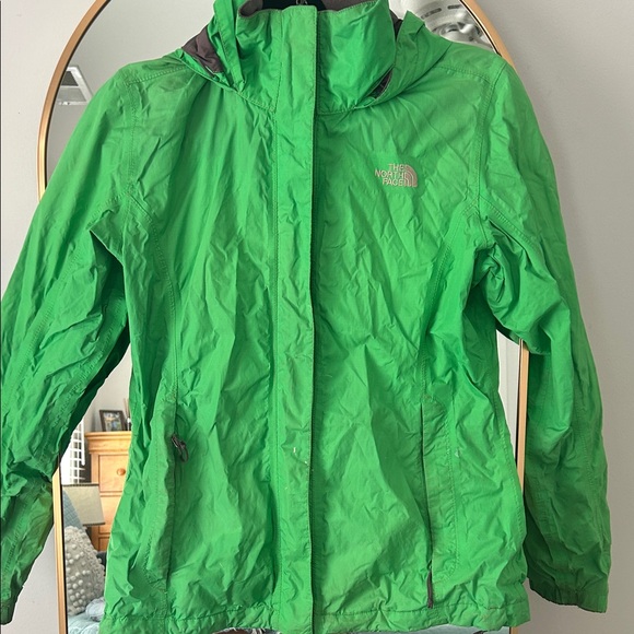 The North Face Bright Green Outdoor Jacket - Picture 1 of 3